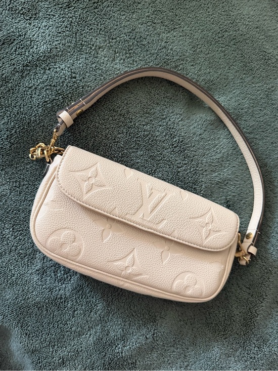 Louis Vuitton Handbags - Louis Vuitton IVY Cream Monogram Embossed Leather Crossbody Bag